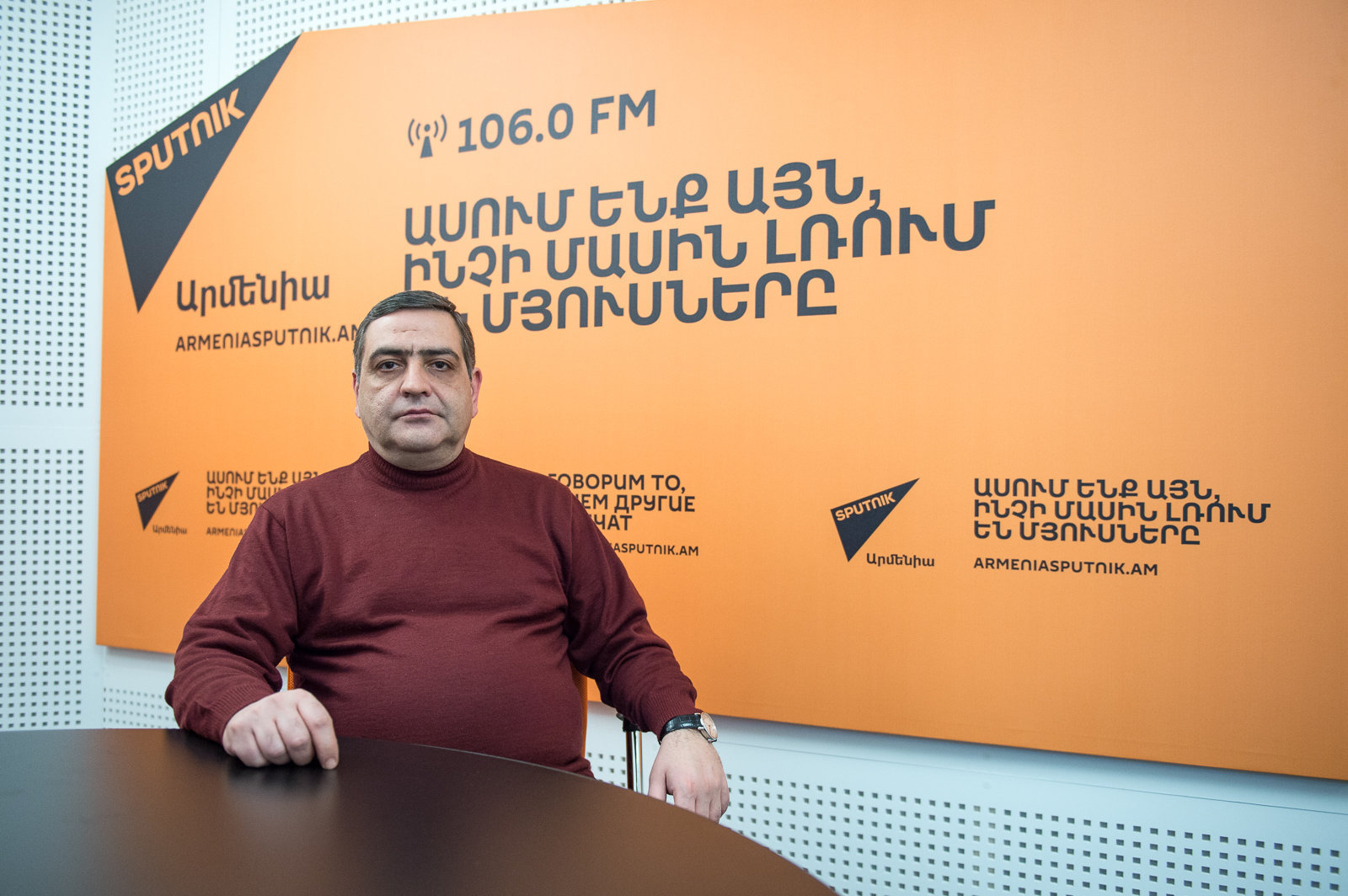 Тигран Геворгян в гостях у радио Sputnik Армения 