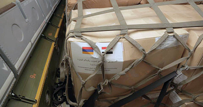 Армения отправляет гуманитарную помощь в Сирию