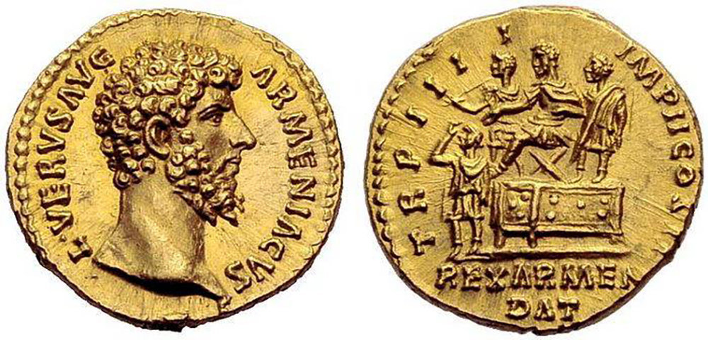 Память об Армении на монетах древнего Рима