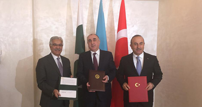 Министры иностранных дел Пакистана, Азербайджана и Турции